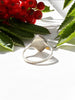 Back view of Baltic amber ring 