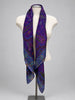 Liz Claiborne 100% wool square scarf worn long around the neck