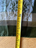 Vintage Picasso square art scarf shown with measuring tape for scale. 