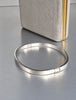 Vintage Mexican 925 sterling silver hinged bangle bracelet
