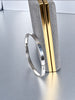 Vintage 925 sterling silver bangle showing hinged closure