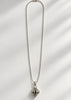 LAGOS Signature Caviar sterling silver birdcage pendant necklace with ball chain