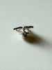 Back of Swarovski Eternity starfish pin showing metal setting and pin closure