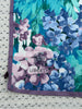 Liberty of London crest and designer signature printed on the corner of the Italian-made floral silk scarf. 